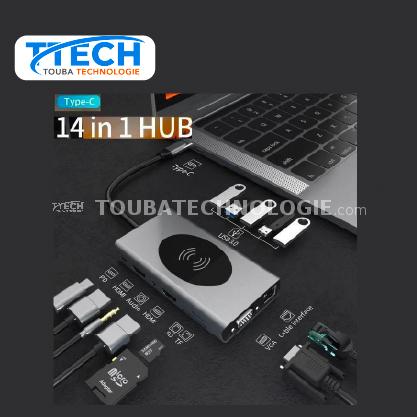 Adaptateur TYPE-C vers HDTV 14 en 1