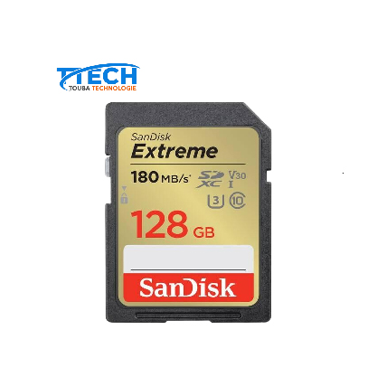 Carte mémoire haute vitesse ( SDXC UHS- II) 128go