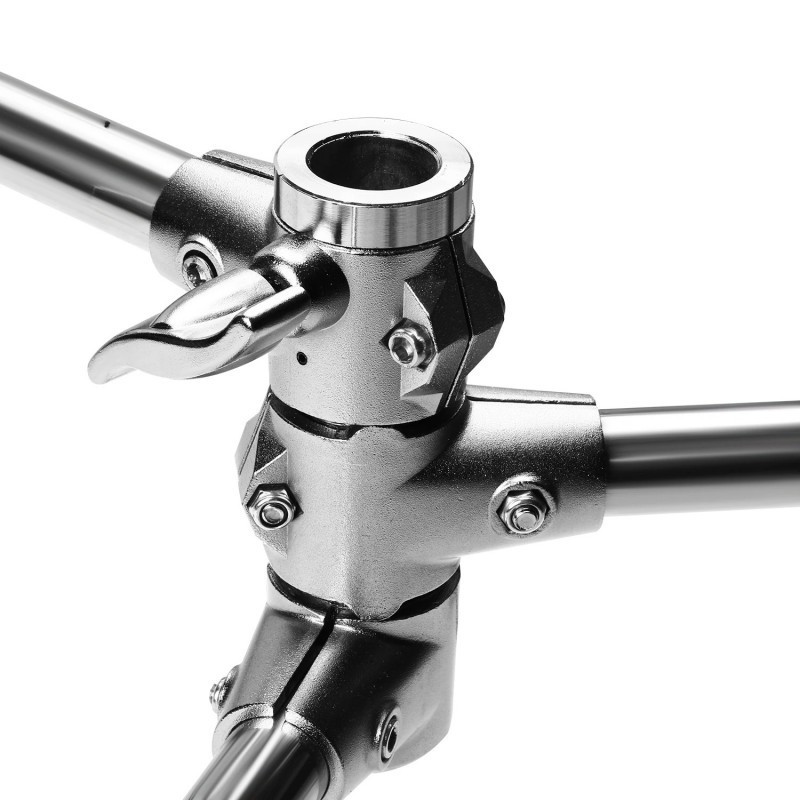 Trépied girafe en acier Pure Métal c-stand Hauteur ajustable Max 3,31M pour réflecteur et lumière