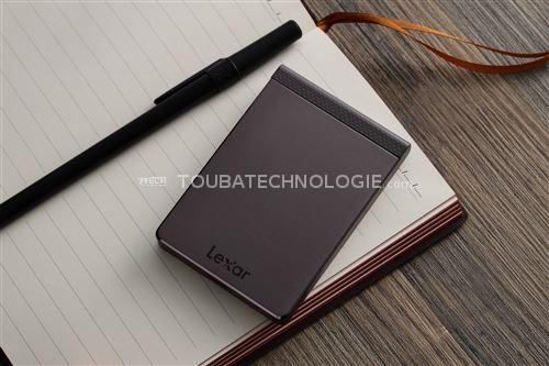 Disque SSD externe Lexar SL200 512Go Gris