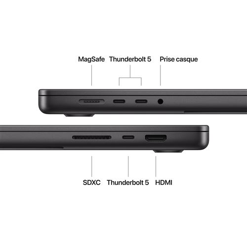 MacBook Pro 16pouces 2024 M4 ram 32go disque ssd 1tera carte graphique Apple silicone M4 pro Scellé